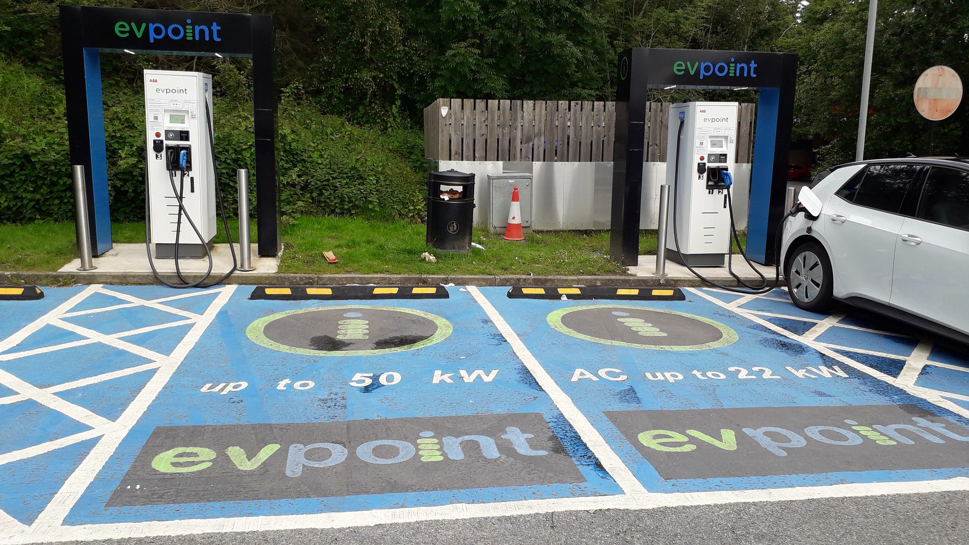 EV charging bays