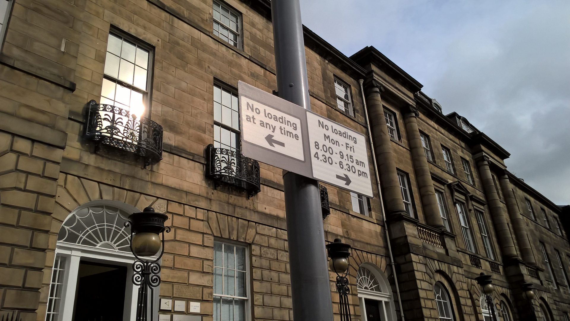 Loading restrictions, Edinburgh